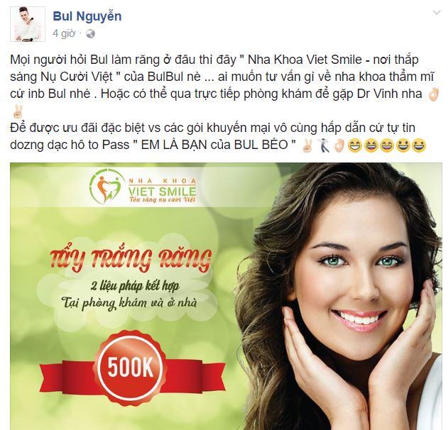 Bọc răng sứ có đau không? 1 Khach hang bul nguyen boc rang su